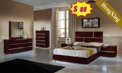 Modern Home Bedroom Furniture Home Bed Vertical King Queen Size Bed