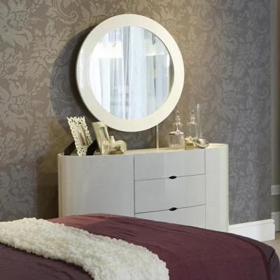 Nova Oval Wooden Dressing Table Dresser with 4 Drawers
