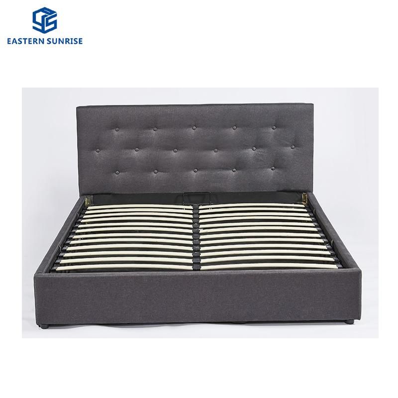 European and American Style Double Leather Bed