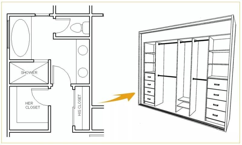 Modern Wardrobe Closet Large Clothing Armoire with Mirror Doors