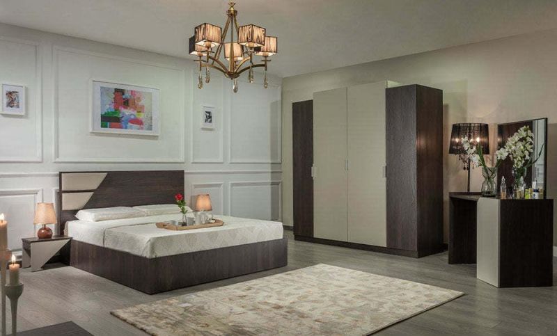 Nova Modern Simple Bedroom Furniture Solid Wooden Frame Bedroom King Bed