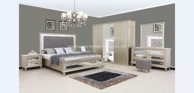 High Quality Solid Wooden Bedroom Set, Classic Antique Bedroom Set Furniture