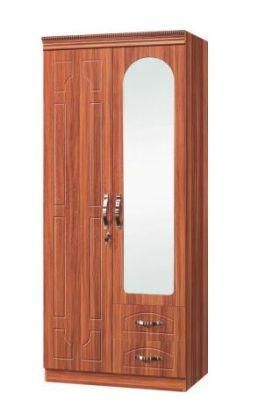 Full-Length Mirror Wardrobe PVC Wardrobe 2/3/4 Door Simple Wardrobe