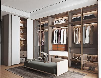 Oppein Luxury Heavy Carved Designs Fit in Wardrobes Ready Made Lacquer