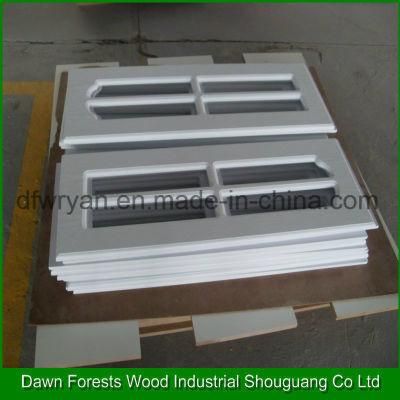 Wholesale Modern Design PVC Membrane MDF Kitchen Cabinet Door