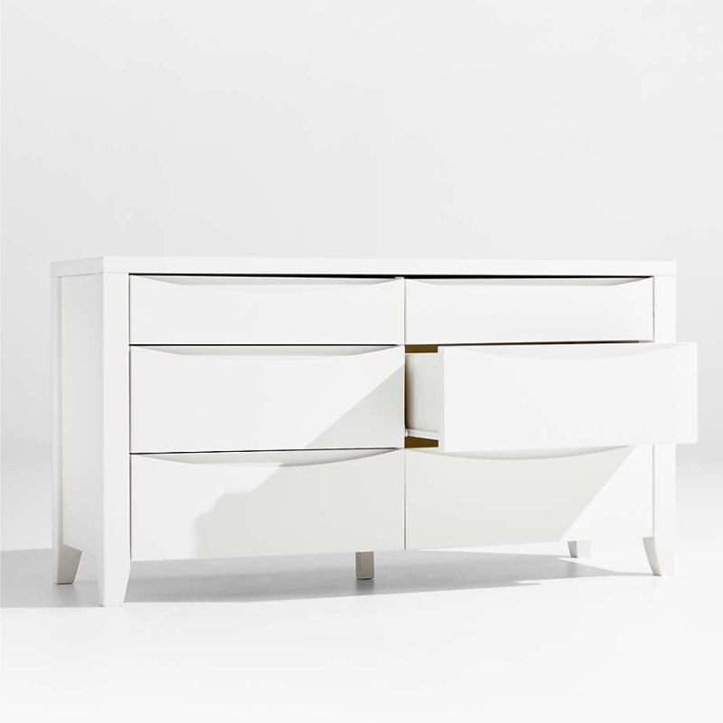 Nova Wholesale Modern Bedroom Furniture 6 Drawers Chest Storage Dresser Cabinet