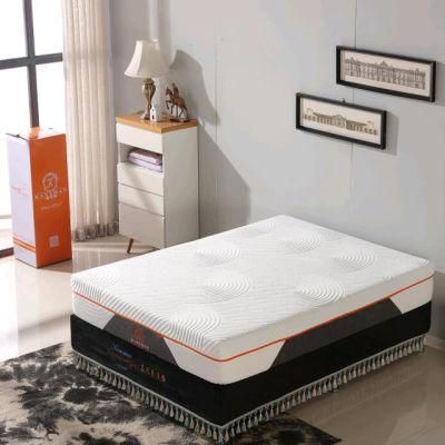 Vacuum Roll in Color Carton Box Luxury Sleeping Cool Gel Memory Foam Mattress