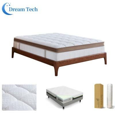 Modern Vacuum Packed Foam Soft Bed Pocket Spring Mattress Mattresses for Bedroom Set