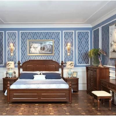 Home Furniture Solid Wood Bedroom Furniture Sets