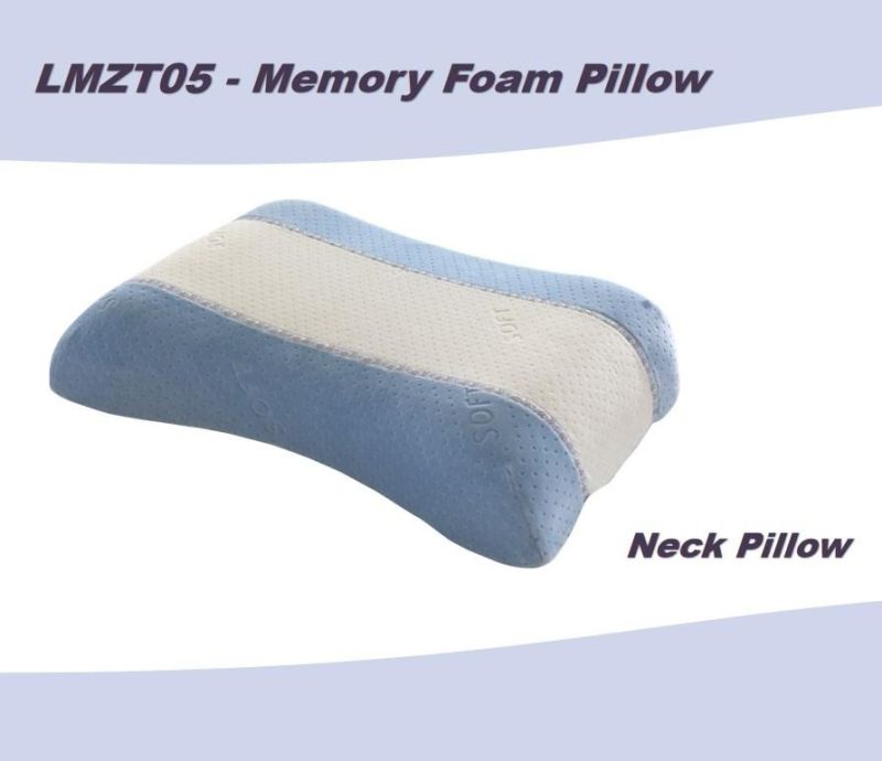 Flannelette Fabric Memory Foam Pillow Neck Protection Shoulder Protect