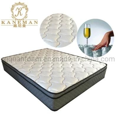 Rolled Packed Tencel Fabric High Density Foam Pocket Spring Mattress in Box