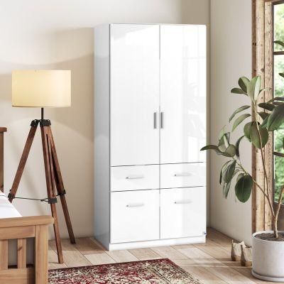 MDF Home Furniture Bedroom Clothes Storage Wardrobe