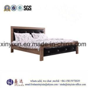 Home Bedroom Furniture PU Leather King Size Bed (B01#)