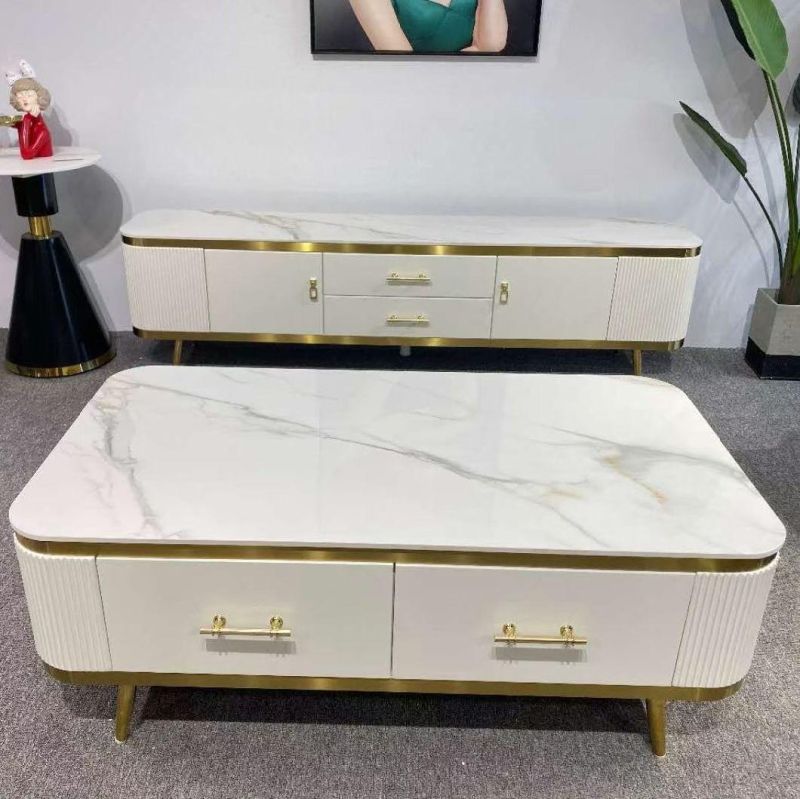 TV Table Living Room Furniture Coffee Table Luxury