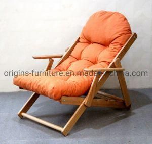 Wooden Folding Lounge with Cushion