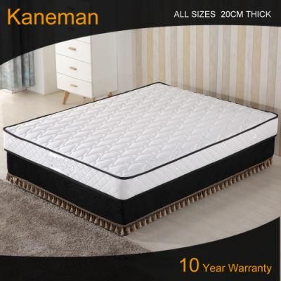8inch Tight Top Cheap Price Compressed Spring Mattress Made in China