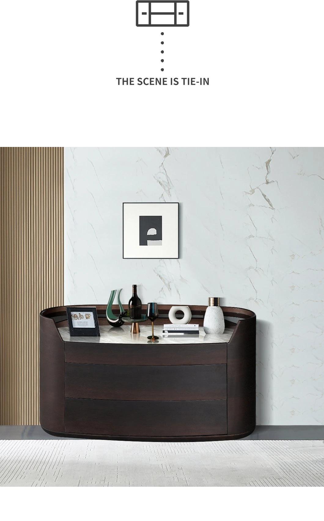 Modern Design Home Furniture Storage Cabinet Hotel Restaurant Dining Room 2 3 4 Drawer Wooden Storage Sideboard Cabinet