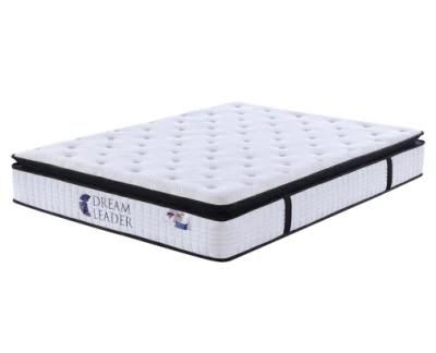 Pillow Top Memory Foam Mattresses Rolling-up Pocket Spring Mattress