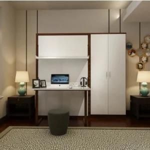 New Design Home Furnitures Single Murphy Wall Bed with Desk