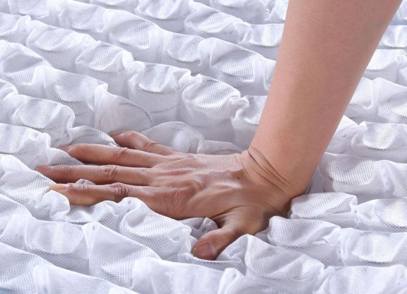 Full Size Queen and King Tight Top Pocket Spring Mattress with Foam in Roll Packing