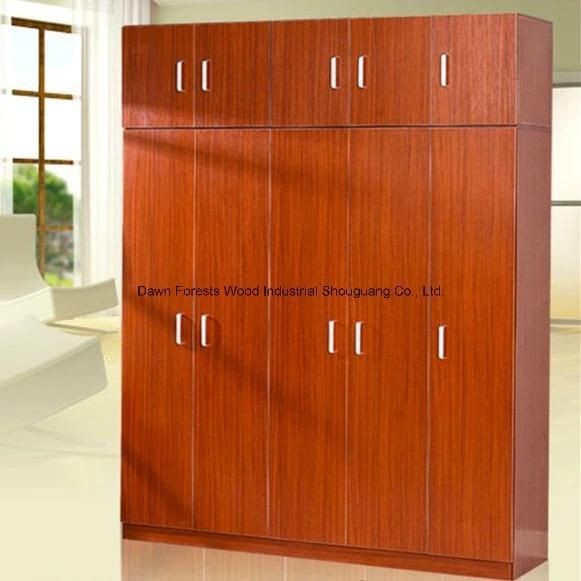 Teak/Maple/Pear Color Combination Wardrobe