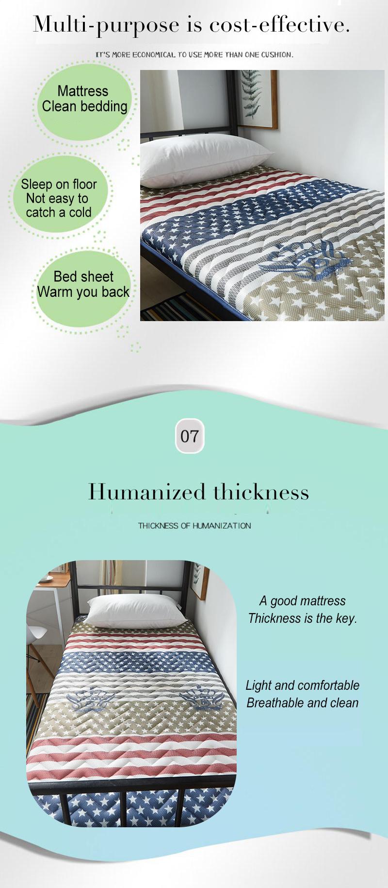 Dormitory Sleeping Pad Soft Multi-Purpose Damp-Proof Comfortable 39X75 Inch