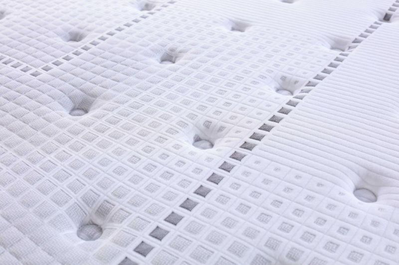 Hotel Furniture Bed Queen Size Knitted Fabric Spring Mattress