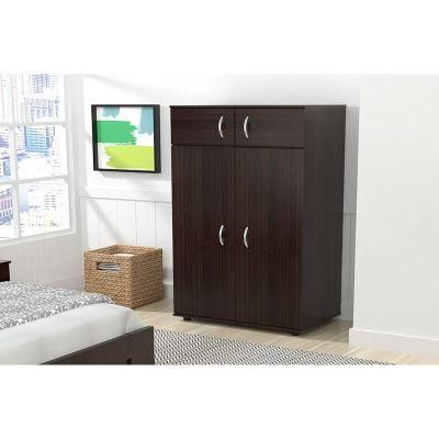 Cheap Modern Hotel Bedroom Wardrobe Furniture with Wood Wardrobe