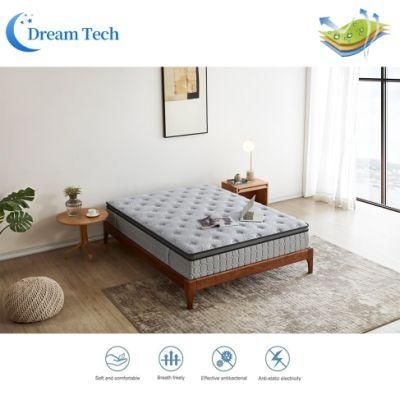 Sweat Dream King Size Furniture Bedroom Pocket Spring Latex Foam Mattress Sale (YY037)