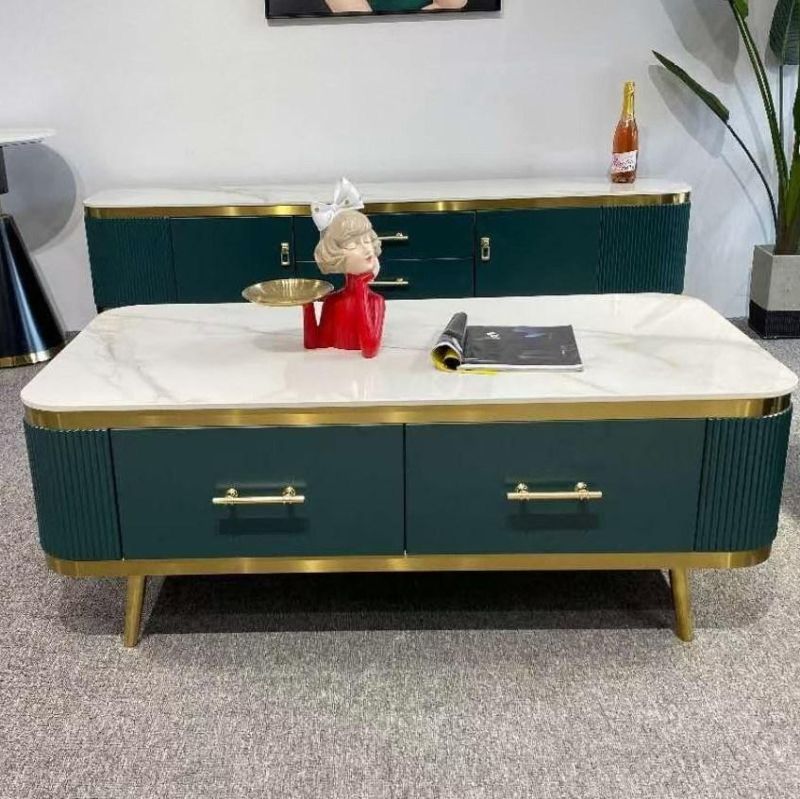TV Table Living Room Furniture Coffee Table Luxury