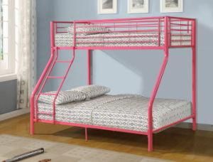 Pink Metal Bunk Bed for School