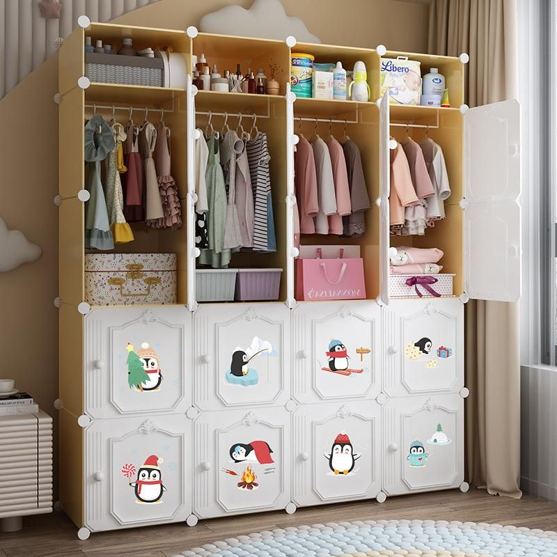 Wholesales Other Plastic Furniture Children′ S Wardrobe Plastic Storage Cabinet