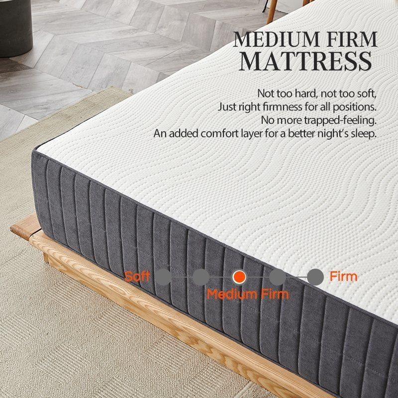 Korean Full Size King Colchones Compressed High Quality Memory Foam Mattress
