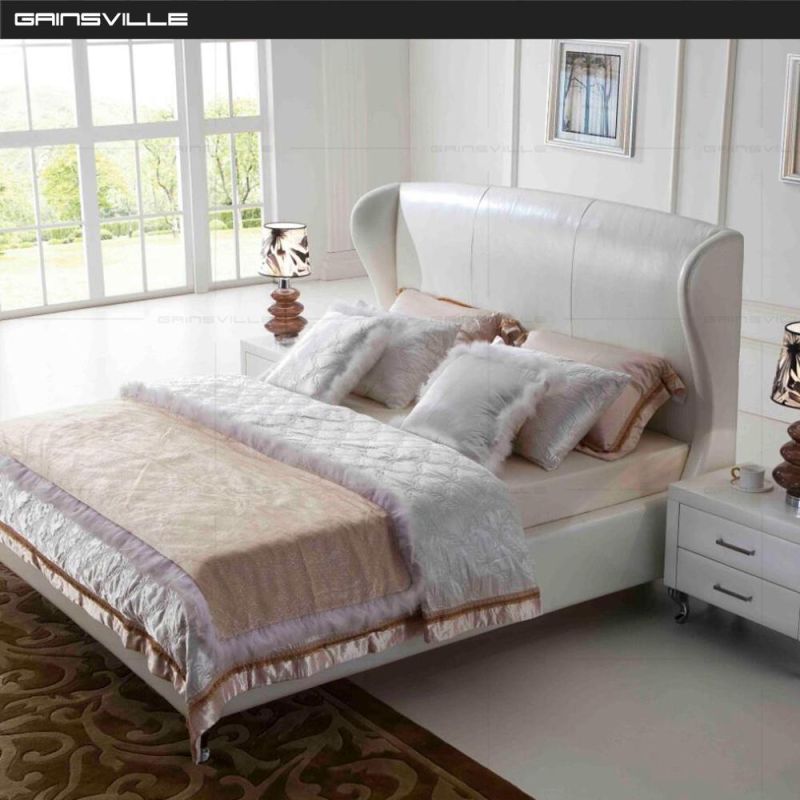 Middle East Stainless Metal Frame Modern King Size Home Furniture Double King Bed