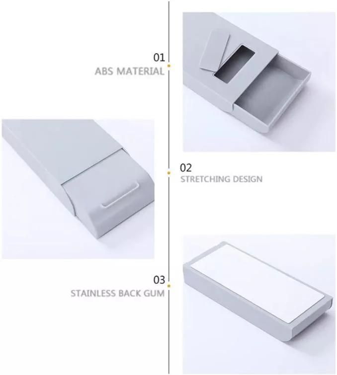Office Plastic Stationery Under Table Stationery Storage Hidden Drawer