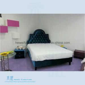 High Quality Soft Leather Bed of Bedroom Furniture (HW-517B)