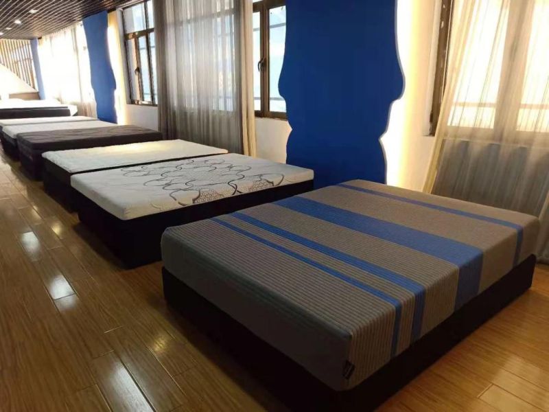 10 Inch Luxury Latex Cool Gel Memory Foam Mattress Roll in Color Box