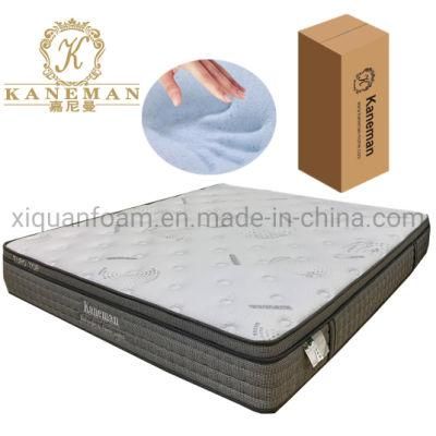 Deep Memory Foam King Spring Mattress Rolled Bed Pocket Spring Mattress