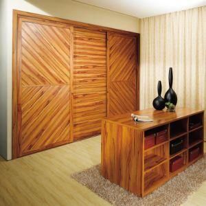 Oppein Rural Brown Melamine Wood Built in Wardrobe (OPY09-24)