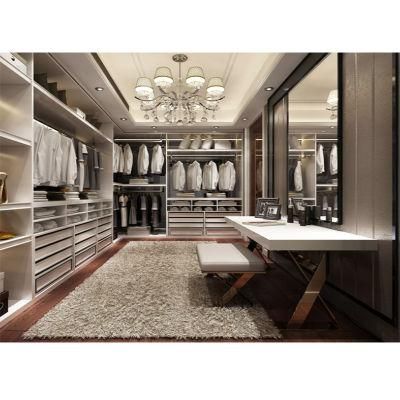 Luxury Walk in Closet Bedroom Furniture Modern Wooden Wardrobe Cabinet