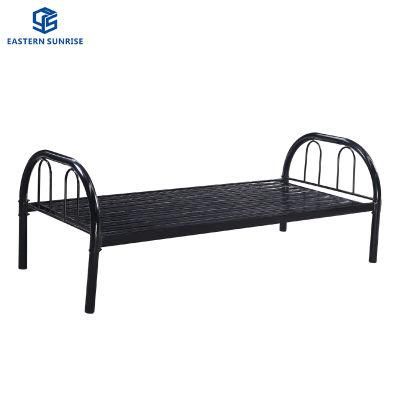 New Style Bedroom Furniture School Dormitory Steel Metal Single Bed