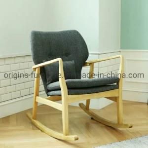 Solid Wood Rockingchair with Cushion