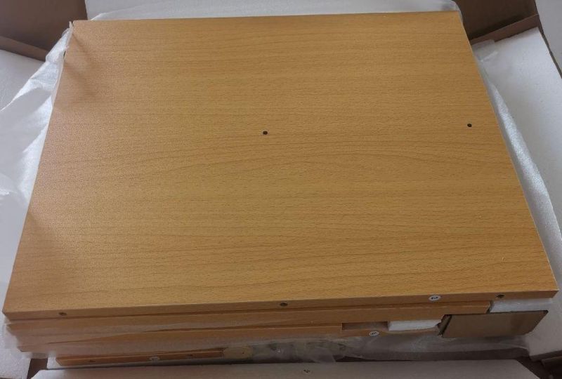 Bedside Table with Solid Wood Legs and One Drawer
