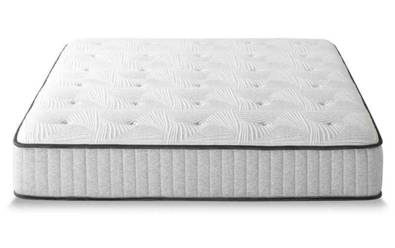 Comprerssed Bedroom Mattress 30cm High with Relaxing Pocket Spring and Massage Wave Foam Layer King Size Memory Foam Mattress