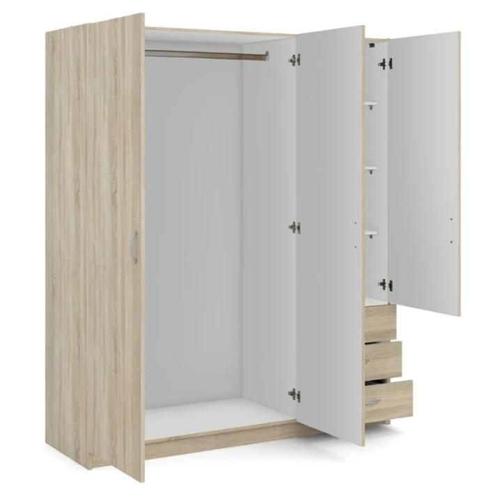 Wholesale House Wooden Furniture Bedroom Closet Cabinet Wardrobe