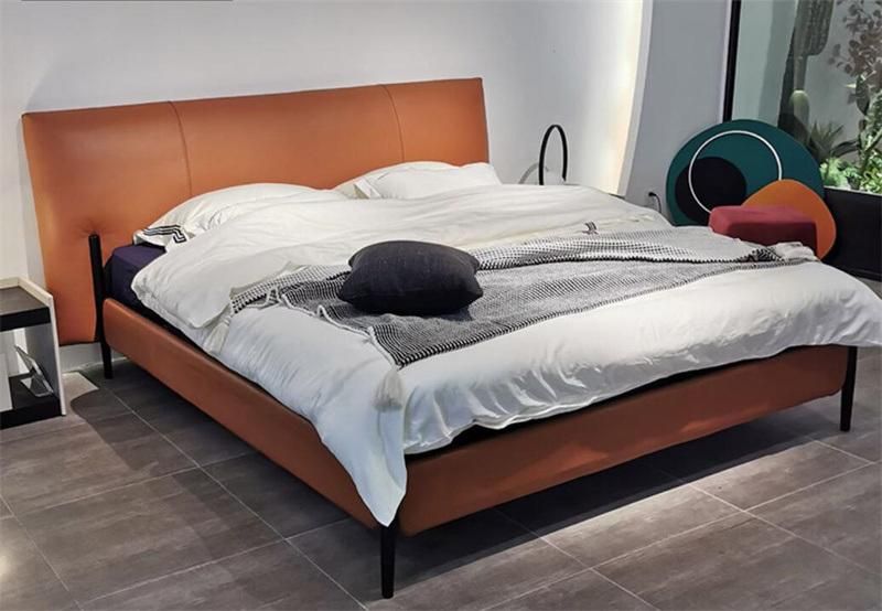 Minimalist Italian Bed Modern Minimalist Master Bedroom Leather Bed