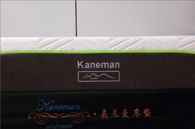 Certipur-Us Best Seller Natural Latex Cool Gel Memory Foam 7 Zone Foam Mattress Roll in a Box