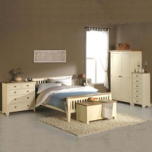 White Painted Wooden Bedroom Set Furniture