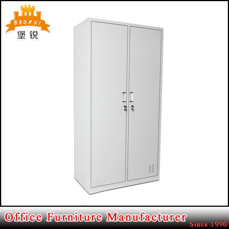 Steel 2 Door Office Metal Storage Clothes Wardrobe