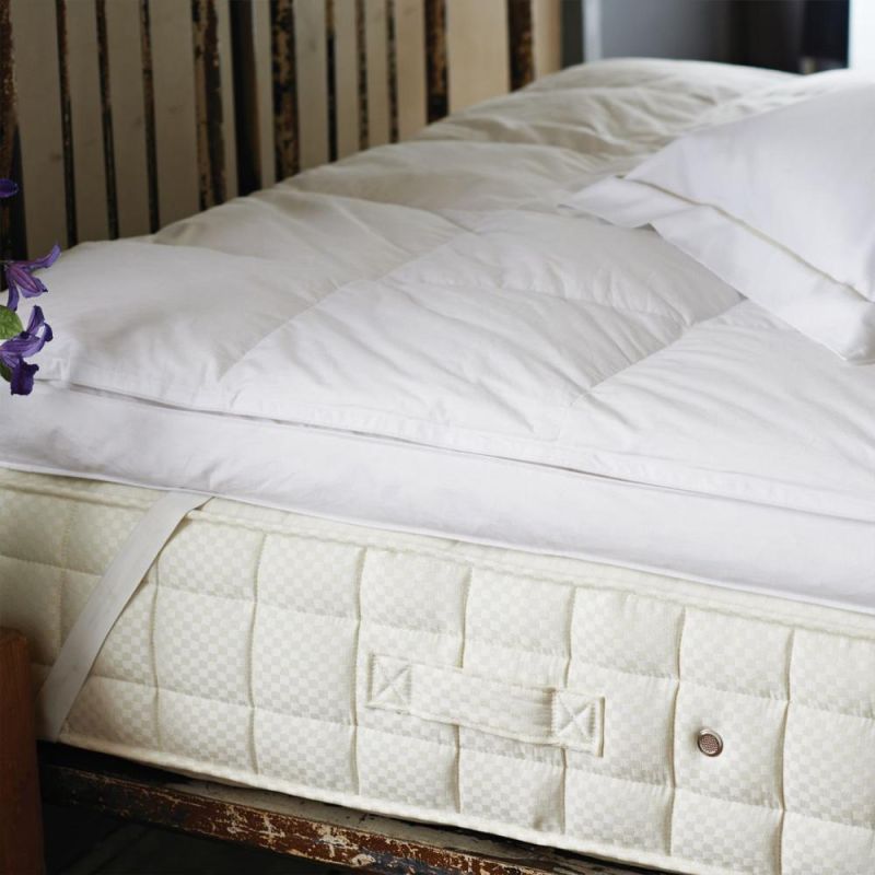 Home Furniture Factory 100% White Duck Down Feather Bed Mattress Topper